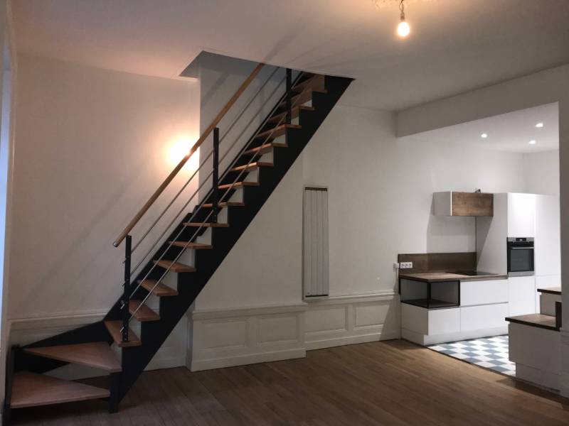 Rénovation et extension d'un appartement de Lyon 6ème pour créer un duplex contemporain