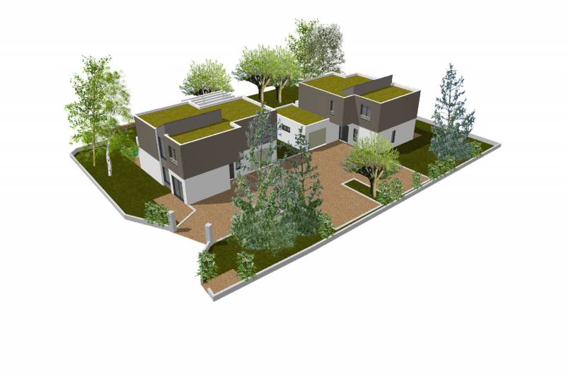 Achat d'un terrain pour construction d'une maison contemporaine vers Ecully